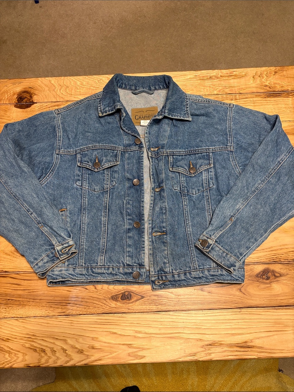 Blue Denim Trucker Jacket -with Bling Fringe